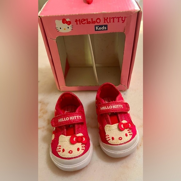 Hello Kitty Other - Hello Kitty Kids Sneakers - Red and White